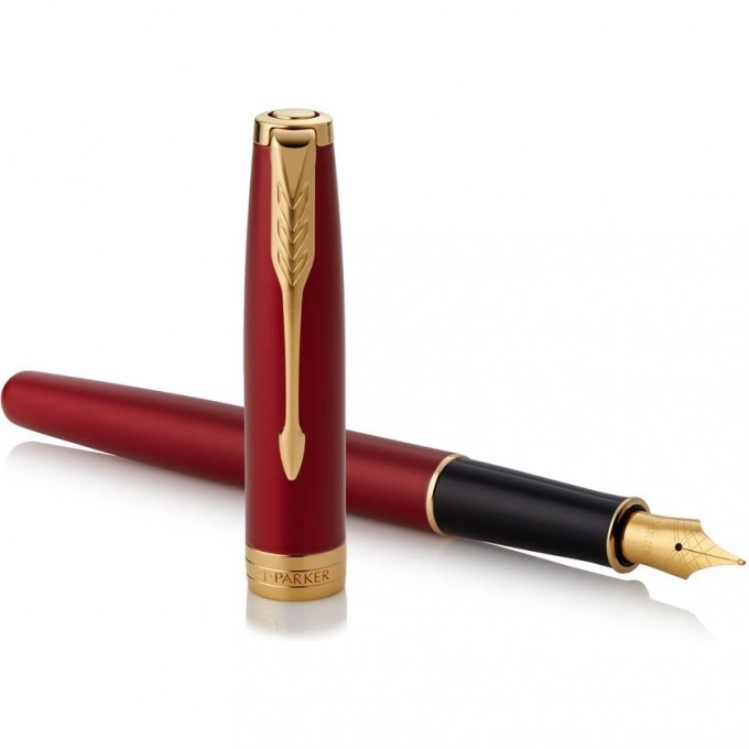 Ручка перьевая PARKER SONNET CORE F539 LAQRED GT F 1931473