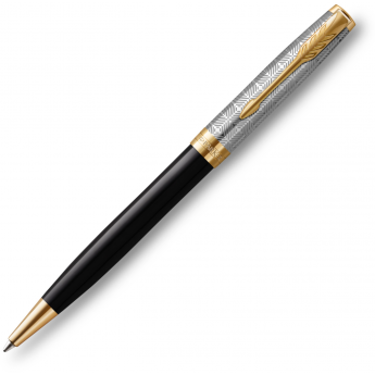 Ручка шариковая PARKER SONNET PREMIUM K537 Metal Black GT M Ручка шариковая PARKER SONNET PREMIUM K537 Metal Black GT M